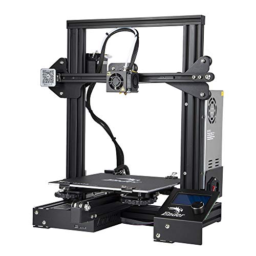 Официјален враскава ендер 3Д 3Д печатач и PLA 3D печатач Филамент Црно -црно