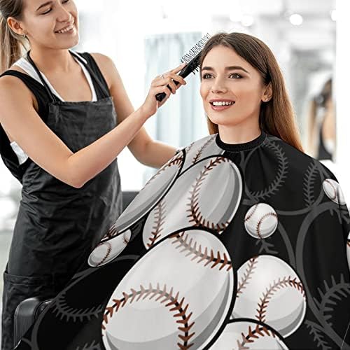 Бејзбол Софтбол Топка Графика Бербер Кејп Професионална Коса Сечење Престилка Фризер Кејп Барбер Додатоци За Мажи Жени