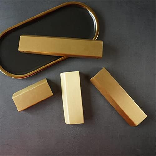 Месинг од месинг невидлива рачка модерна минималистичка фиока за фиоки гардероба врата на вратата на вратата ракува мебел чисто