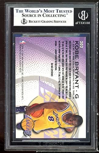 1996-97 Fleer 203 Kobe Bryant Rookie Card BGS BCCG 9 во близина на Mint+