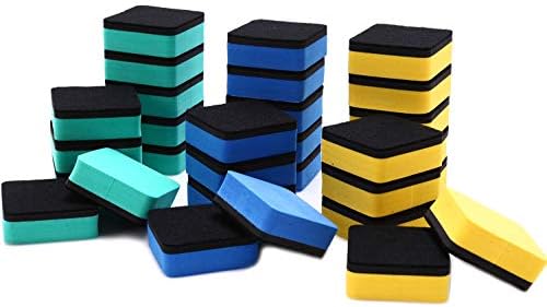 30 пакувања магнетна табла за бришење на таблата за училишна училница, канцеларија, дома - Buytra Dry Erase Erasers Чистачи за бела табла за суво ераза, 1,97 x 1,97 “, квадратна форма