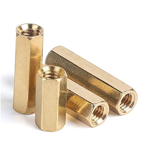 Hexенски женски до женски M2 /M2.5 /M3 /M4 /M5 Brass Standoft Spacer Hexagonal Stud Spacer Hollow Pillers-M2XL, 12mm