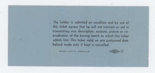 Мухамед Али против Сони Листон целосен билет на 25 мај 1965 година СТАНДИНСК