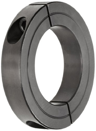 Clax Metal H2C-200 јака за прицврстување на завртки за завртки, две парчиња, црни оксидни позлатени, челик, големина од 2 , 3-1/4 OD,