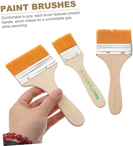 Tofficu 6pcs масло за масло четка TPM чипови чаршафи листови за сликање четки за боја за мебел четки за боја