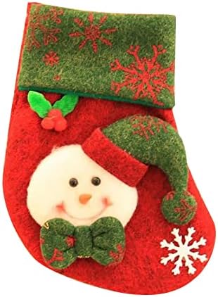 Kehome Fancy Ornament Hooks Christmas Decoration Supplies Божиќни чорапи Божиќни сцени украси Божиќни мини чорапи украси украси пролетни гноми