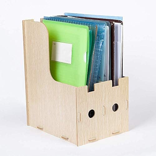 Кутија за складирање на биро за биро ZCXIYU, мултифункционална биро-датотека Организатор за пошта, пошта, списание за хартија, држач за хартија,