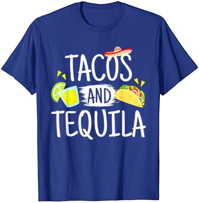 Смешна маица со маица од такос и текила мексиканска маица за подароци за подароци