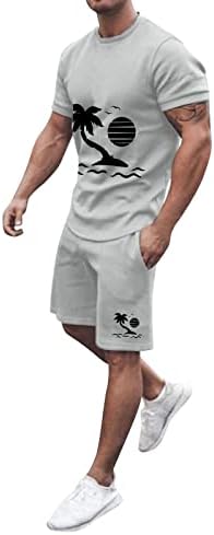 Bmisegm летни фустани кошули за мажи мажи летни облеки на плажа со кратки ракави со кратка кошула со кратки костуми за рекреација