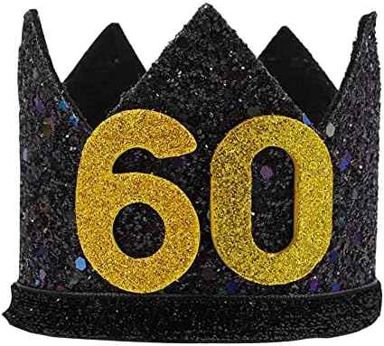 БЕСТОЈАРД 40-Ти Роденден Круна Капи Сјај Роденденска Забава Лента За Глава Среќен Роденден Капи За Забави Роденден