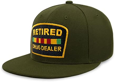 Chok.lids пензиониран дилер на дрога капа тато капа акрилична бејзбол капа поло -стил низок профил