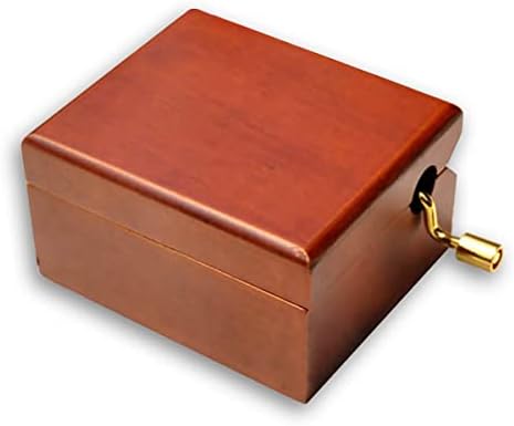 Binkegg Play [малку ноќна музика] кафеава дрвена рачна кутија со музичко движење со Санкио