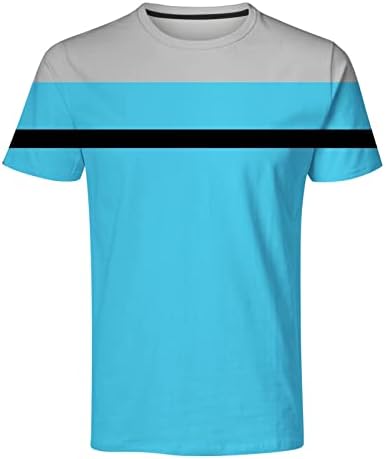 3Д ракав печати долга маичка маичка за маица на вратот на врвовите на блузата со машка машка машка кошула за мажи за блуза, мали кошули