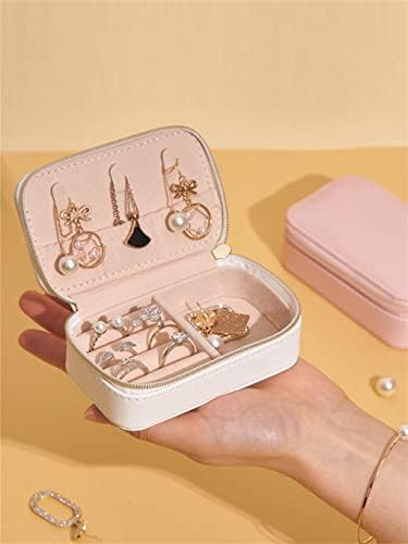 ЏЕРИ Накит Торба Патување Пренослив Накит Кутија За Складирање Кожа Обетки Накит Складирање Кутија За Накит (Боја: Големина В/А