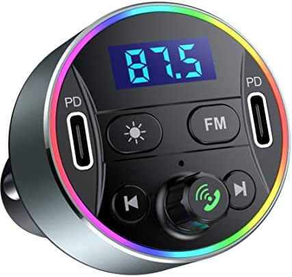 Bluetooth 5,3 FM предавател за монтирање на држач за автомобили и автомобил