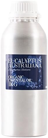Мистични моменти | Органско еукалиптус австралија есенцијално масло 1 кг - чисто и природно масло за дифузери, ароматерапија и мешавина од