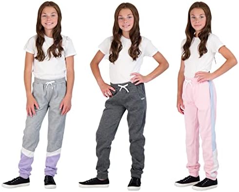 Хинд 3-пакет: Девојки џемпери активни мултипак руно џогер панталони за девојчиња атлетика