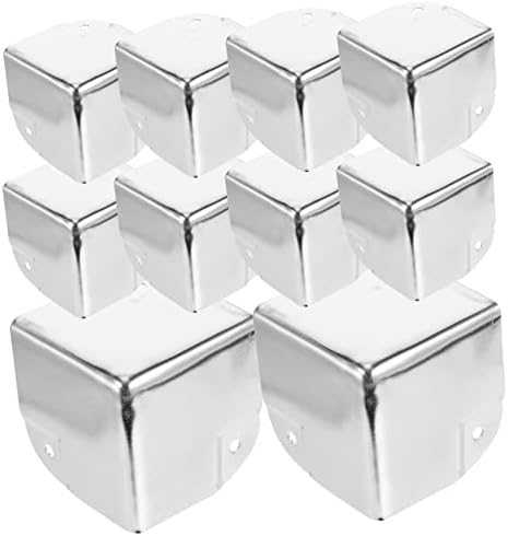 Doitool 20 парчиња дрвена кутија агол метал агол заштитник кутија агол Безбедност кутија за заштитни заштитни заштитни стражари за накит