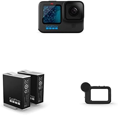 GoPro Hero11 Црна - Водоотпорна акција за акциони камера и дополнување на ендоро батерија 2 -пакет и медиуми мод