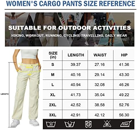 Женски пешачки панталони за пешачење џогери памук обични воени армиски борбени панталони со 7 џебови