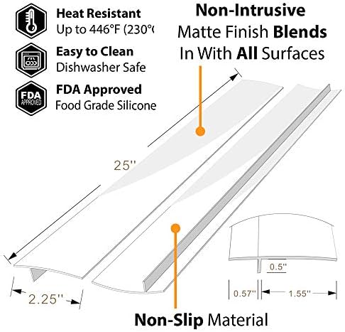 Објекти од силиконски кујнски шпорети на шпоретот, отпорни на топлина, кујнски контра-јаз, не-залепени заптивки за полнење, истурање