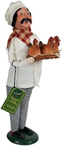 Избор на Бајерс 3 Француски кокошки готвач Caroler Figurine 733 Од 12 дена од Божиќната колекција