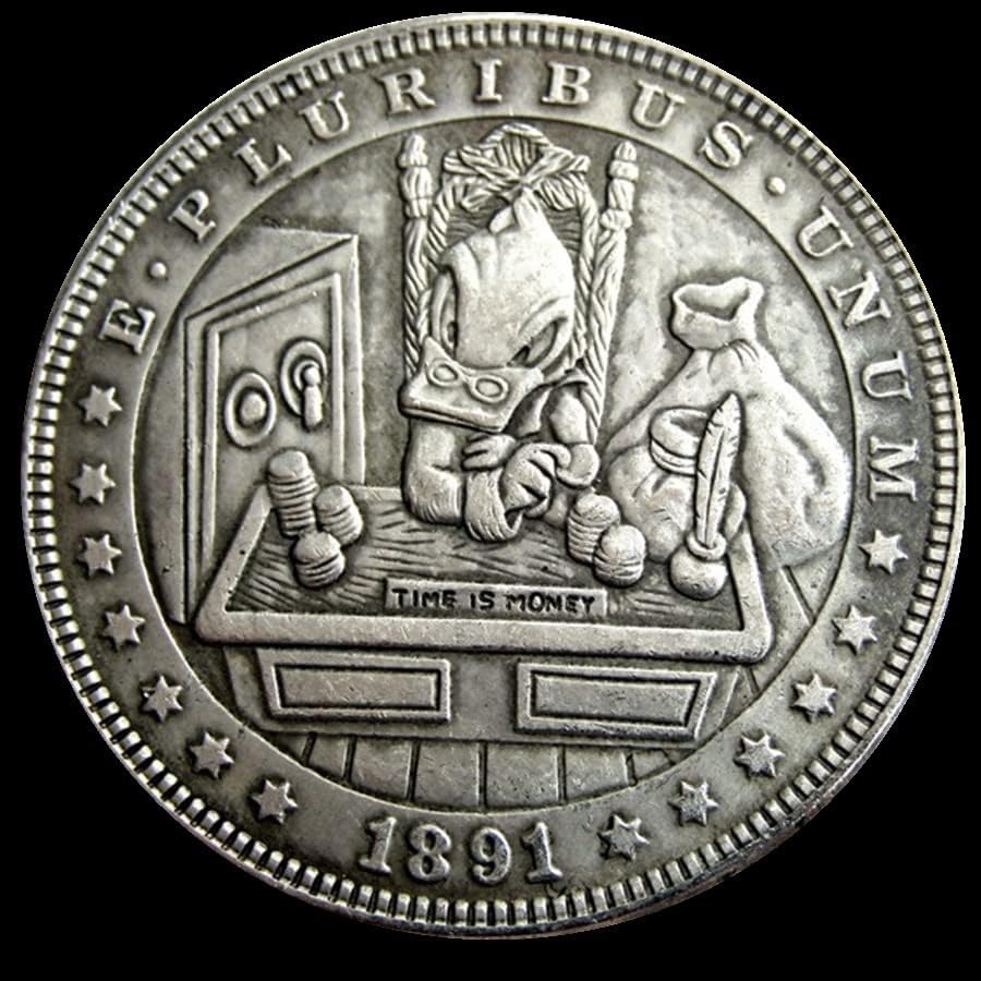 Сребрен долар Wanderer Coin Us Morgan Dolar Dolar странска копија комеморативна паричка 69