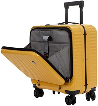 S Обединете ја Starвездата од 18 инчи носат багаж со предниот лаптоп џеб, лесен куфер со алуминиумска рамка со алуминиум со TSA,