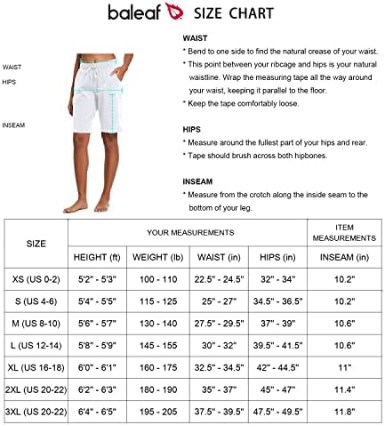 Балаф женски пот шорцеви долги памук Бермуда кошарка лето секојдневно тренингот за одење шорцеви со џебови со џебови