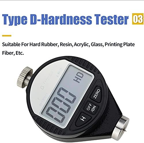 N/A TERDESS TESTER TIRE PLASTION GUSE TEST TEST DIGITAL SHORE DUROMERTE LCD DISPLAY 0-100 HATESTER METER PARGAGR