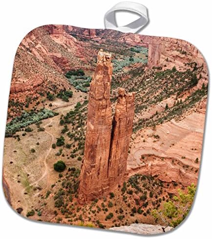 3D Rose Canyon Spider Rock Overlook.canyon de Chell-Arizona. Држач за тенџере, 8 x 8