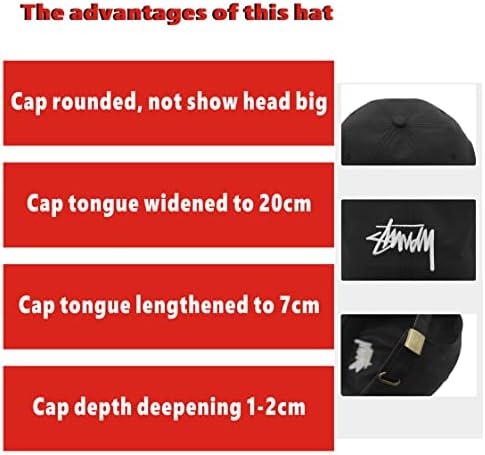 Мунула преголема брза суво бејзбол капа XXL Големи глави за глави за мажи големи глави капи, тато капа, прилагодлива 23,6 -25,6