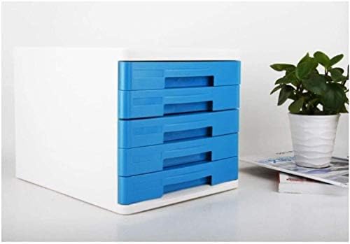 Организација за складирање на бирото ZCXIYU и шкаф за складирање кабинети за мобилни датотеки 5 фиоки пластични канцелариски датотеки