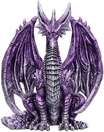Nemesis сега Porfirio Dragon Figurine, виолетова, 17,7 см