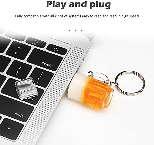 USB Flash Drive 32 GB симпатична кригла со пиво во облик на USB -погон Thumbs вози USB 2.0 мемориски стап за надворешно складирање