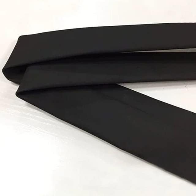 1м чиста црна црна не лизгачка топлина цевка празна цевка без шема црна мат цевка за намалување на топлината - кабелски ракави
