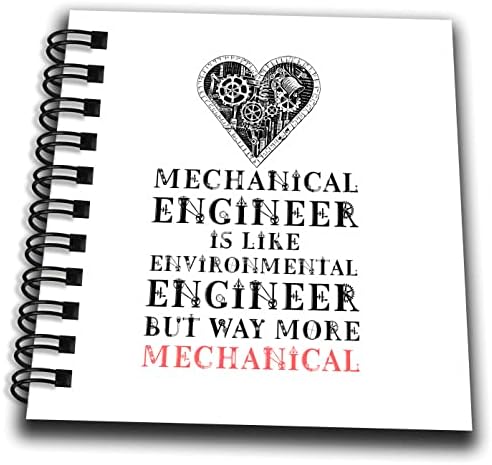 Механички инженер за 3drose - Споредба на геолошки инженер Смешен подарок - цртање книги