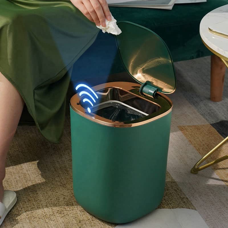 N/A Smart сензор отпадоци кујна кујна тоалет за отпадоци од тоалетот може автоматско индукција водоотпорна корпа за отпадоци со капак