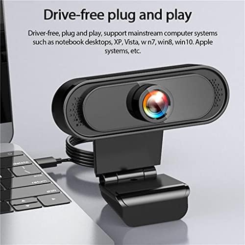 WDBBY Full Hd 1080p Веб Камера Десктоп Компјутер Видео Повикувајќи Веб Камера Камера Со Микрофон Микрофон