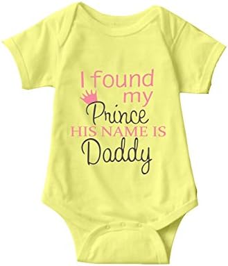 Саркастично, го најдов мојот принц, неговото име е тато унисекс новороденче, смешен смешен подарок за бебиња