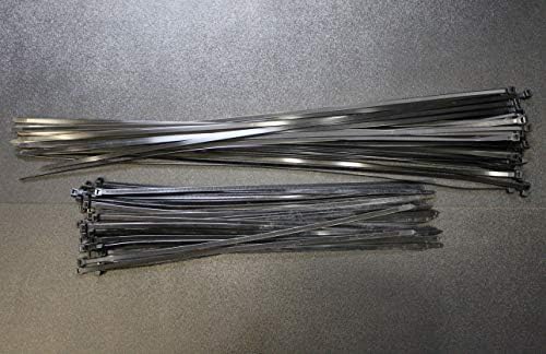 400 pk 24 36 инчи поштенски врски 200 секоја најлонска црна УВ жица кабел