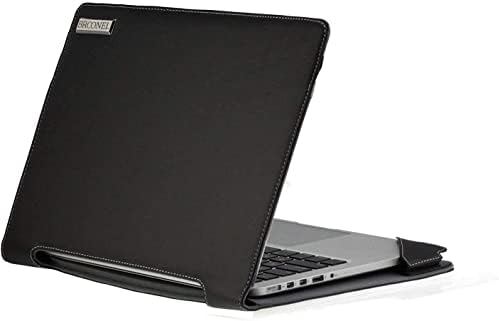 Брунел-Профил Серија - Црна Кожа Лаптоп Случај Компатибилен Со Acer Аспир Веро AV15-51 15.6 Инчен Лаптоп