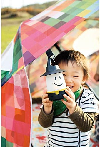 Насмевка предводена фенер: преносен ноќен светло кампување фенер за деца