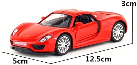 Скала модел на автомобили за Поршес 918 Алуминиумски спортски модел на автомобили диекасти метални возила CAR Model 1:36 Процент