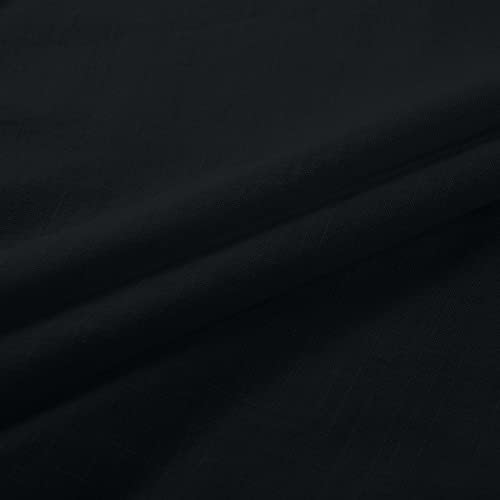 Преголеми кошули со памучни постелнина за жени 2023 лето лето -обичен половина ракав екипаж Туника врвови лабава удобна странична