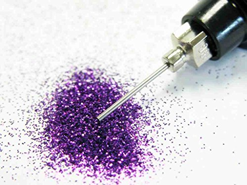 20g Виолетова ултра фино козметичко одделение безбеден лабав сјај за тетоважа на Хена или боја на лице во прецизно шише со подножје