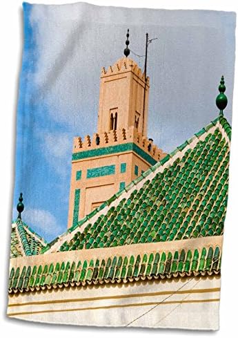 3drose minaret на Бен Јусеф Медеса, Коранско училиште во Маракеш, Мароко. - крпи
