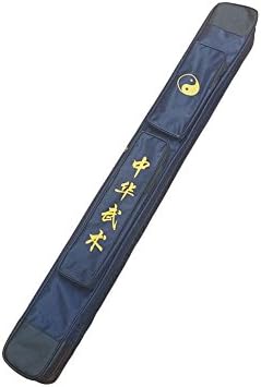 Zooboo Taichi Sword Tolling Tagn - Кинески кунг Фу меч торба единечен и меч со двојно слој, носат куќишта за воени вештини,