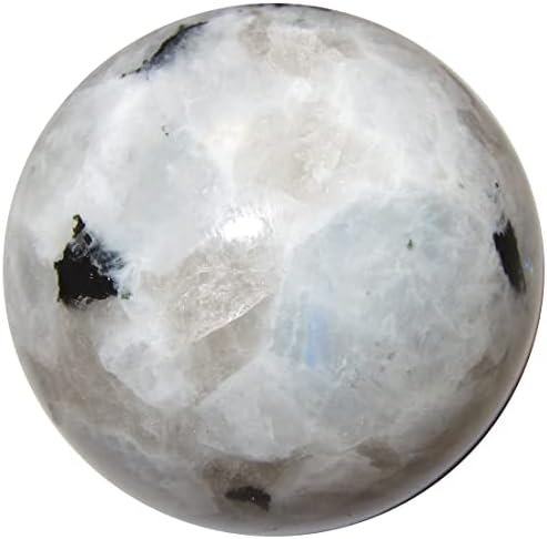 Сатенски кристали месечината на турнејата сфера полна месечина виножито црна бела кристална топка 2.25-2,5 инчи