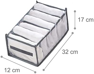 Dbylxmn Мрежеста Кутија За Складирање Кутија За Чување Облека Оддел За Фиоки Кутија За Чанти Панталони Домашно Складирање Текстил Торба За